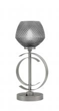Toltec Company 56-GP-4622 - Accent Lamp, Graphite Finish, 6" Smoke Textured Glass