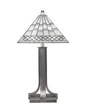 Toltec Company 577-GP-9107 - Apollo Table Lamp Shown In Graphite Finish