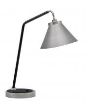 Toltec Company 59-GPMB-421-GP - Desk Lamp, Graphite & Matte Black Finish, 7" Graphite Cone Metal Shade