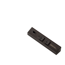 American Lighting ATOM-120V-10-BK - ATOM 10INCH POWER STRIP BLACK FINISH 1 20A TR RECEPTACLE 1 USB 1 RESET SWITCH