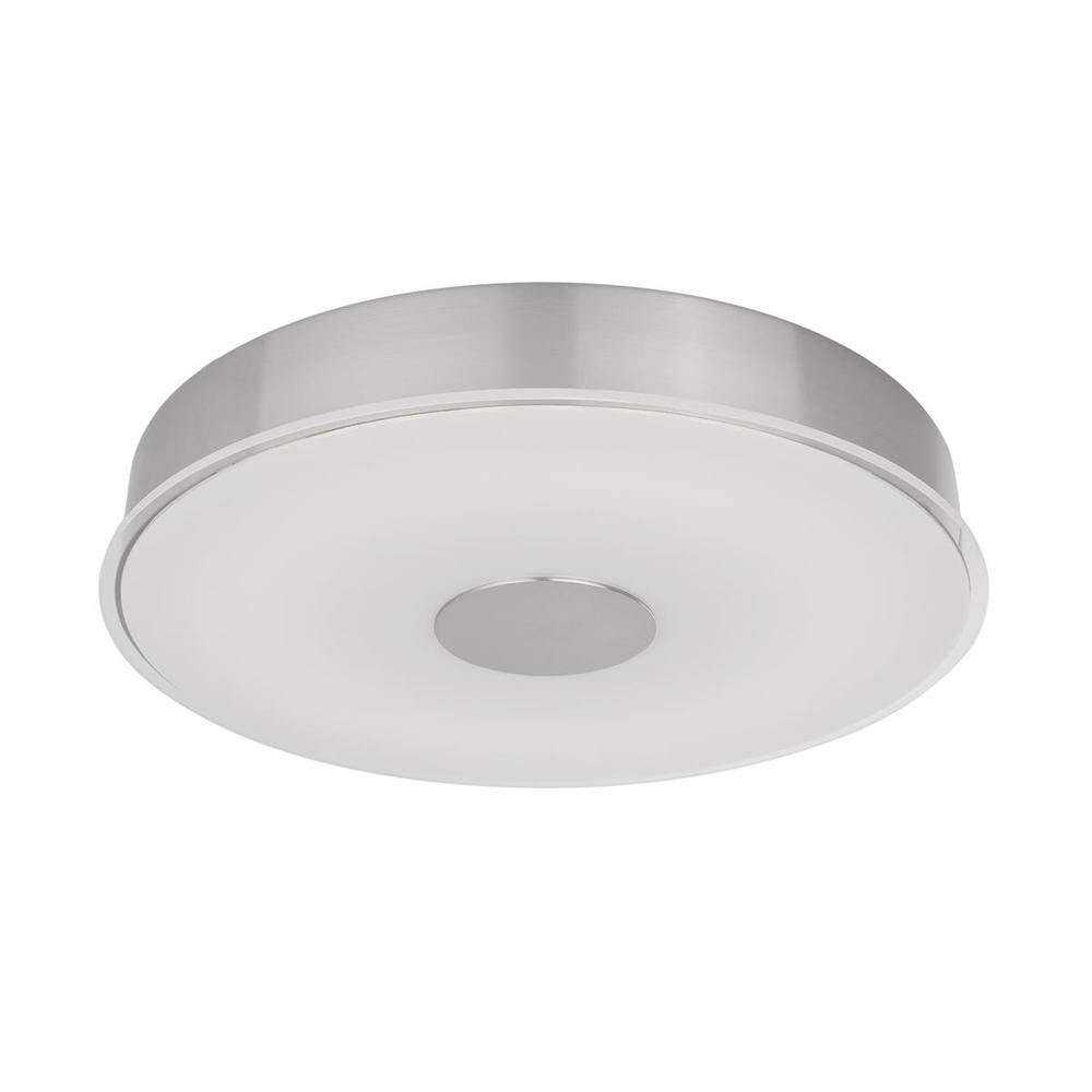 Parker 16-in Brushed Nickel LED Flush Mount