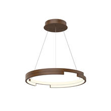 Kuzco Lighting Inc PD52719-WT - Anello Minor 19-in Walnut LED Pendant