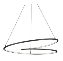 Kuzco Lighting Inc PD11132-BK-UNV - Twist 32-in Black Dimmable LED Pendant