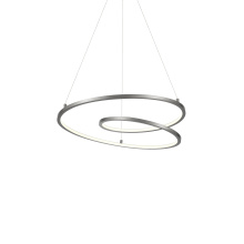 Kuzco Lighting Inc PD11119-AS-UNV - Twist 19-in Silver Dimmable LED Pendant