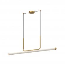 Kuzco Lighting Inc LP73048-BG - Vesper 48-in Brushed Gold LED Linear Pendant