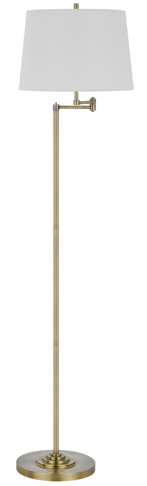 150W 3 way Colton double swing arm floor lamp