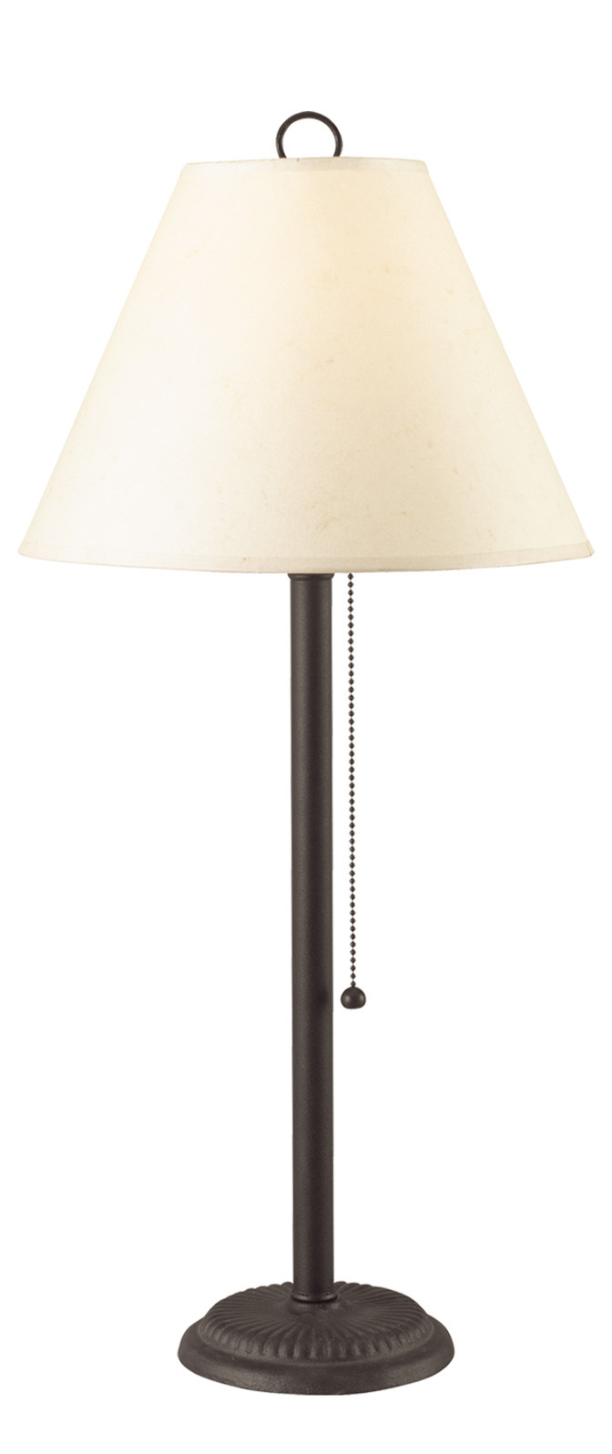 27.5" Height Metal Table Lamp in Black Rust Finish