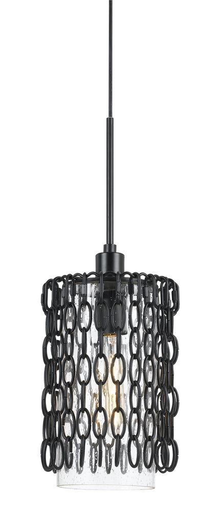 60W Braccino Chainedglass Pendant Fixture (Edison Bulbs Not included)