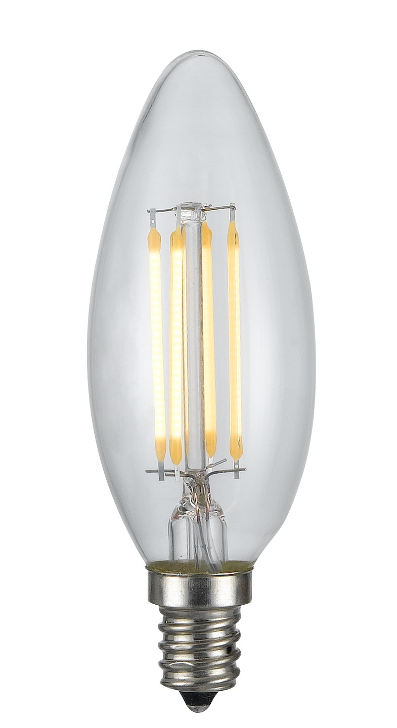 Led Edison Bulb, 4W, 22k, E12 Socket Base