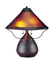 CAL Lighting BO-464 - 17" Height Metal Table Lamp in Rust