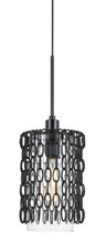 CAL Lighting FX-3643-1 - 60W Braccino Chainedglass Pendant Fixture (Edison Bulbs Not included)