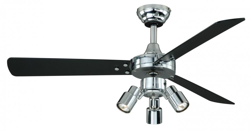 Cyrus 42-in LED Ceiling Fan Chrome