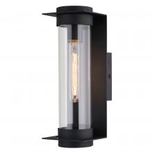 Vaxcel International T0711 - Brighton Park 14-in. H Outdoor Wall Light Textured Black