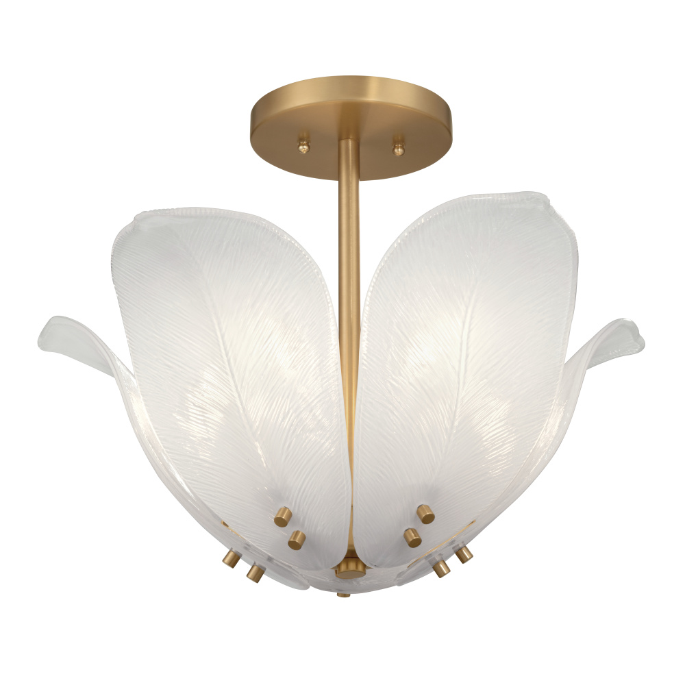 Orchid 18" 5-Light Semi-Flush Mount