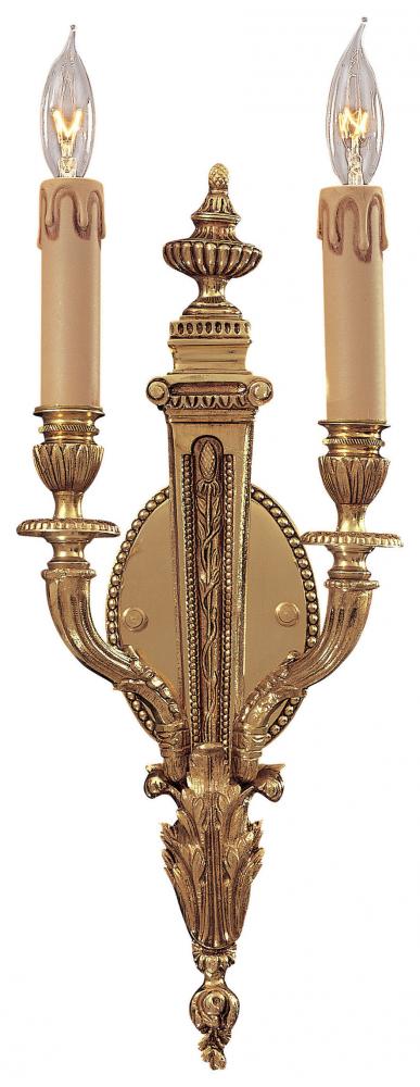 2 LIGHT WALL SCONCE