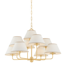 Hudson Valley 7409-AGB - DURLAND Chandelier