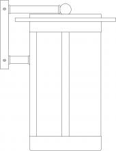 Arroyo Craftsman SAB-9RM-RC - 9" Santorini Wallmount