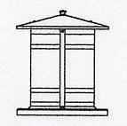 Arroyo Craftsman BC-11LGW-BK - 11" berkeley long body column mount