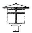 Arroyo Craftsman BP-14GW-BK - 14" berkeley post mount