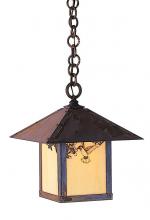 Arroyo Craftsman EH-12EAM-BK - 12" evergreen pendant without overlay (empty)