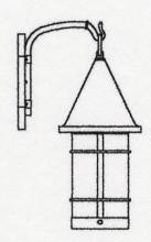 Arroyo Craftsman VB-7F-BZ - 7" valencia wall mount