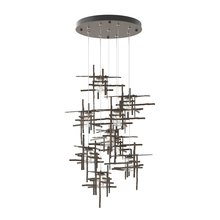 Hubbardton Forge 131107-SKT-STND-05-II0728 - Tura 9-Light Seeded Glass Pendant