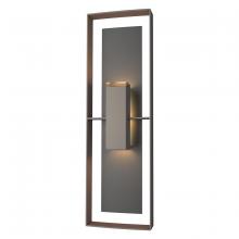Hubbardton Forge 302607-SKT-77-80-ZM0546 - Shadow Box Tall Outdoor Sconce