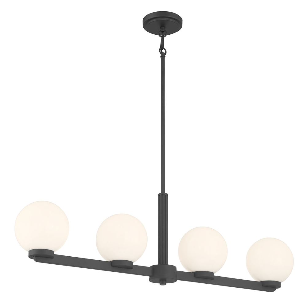 Ardeva 36" Wide 4-Light Linear Chandelier