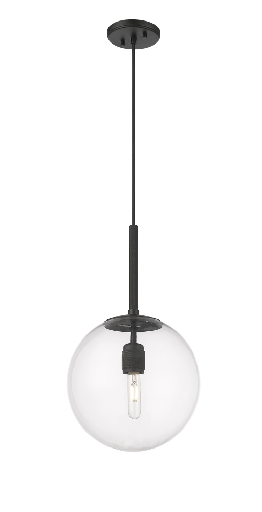 Kairo 12" Wide 1-Light Pendant - Matte Black
