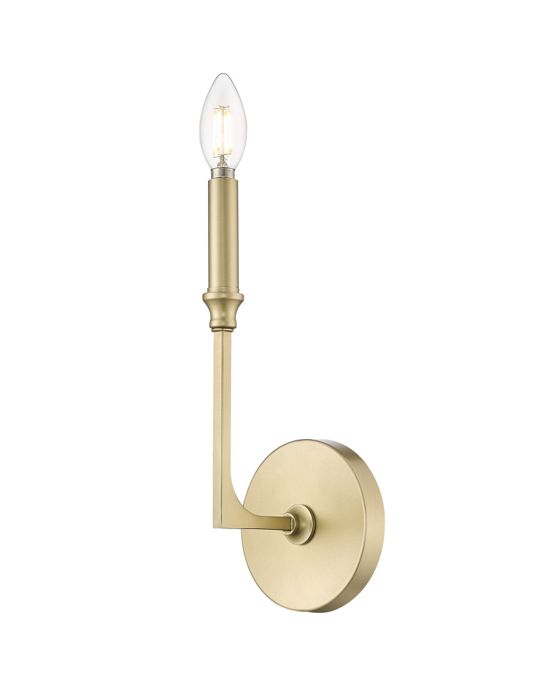 Azara 12" High 1-Light Wall Sconce - Vintage Brass