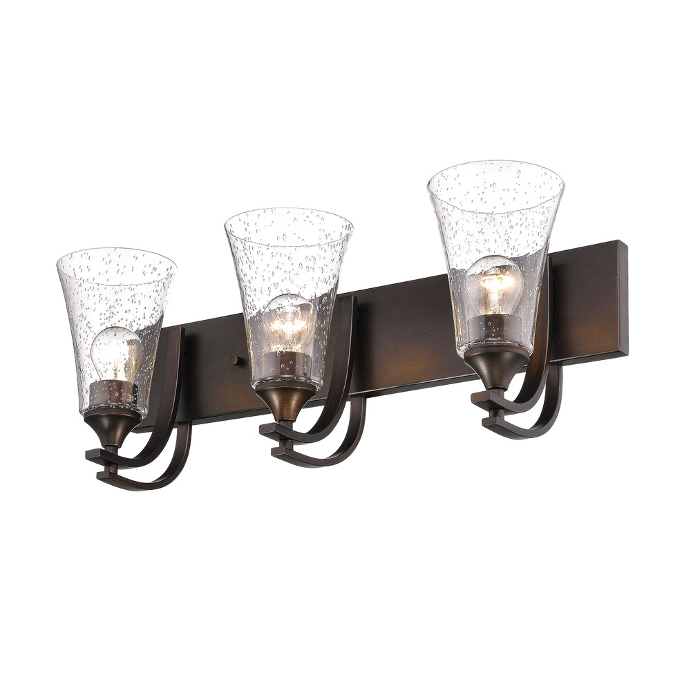 Natalie 3-Light Vanity Rubbed Bronze