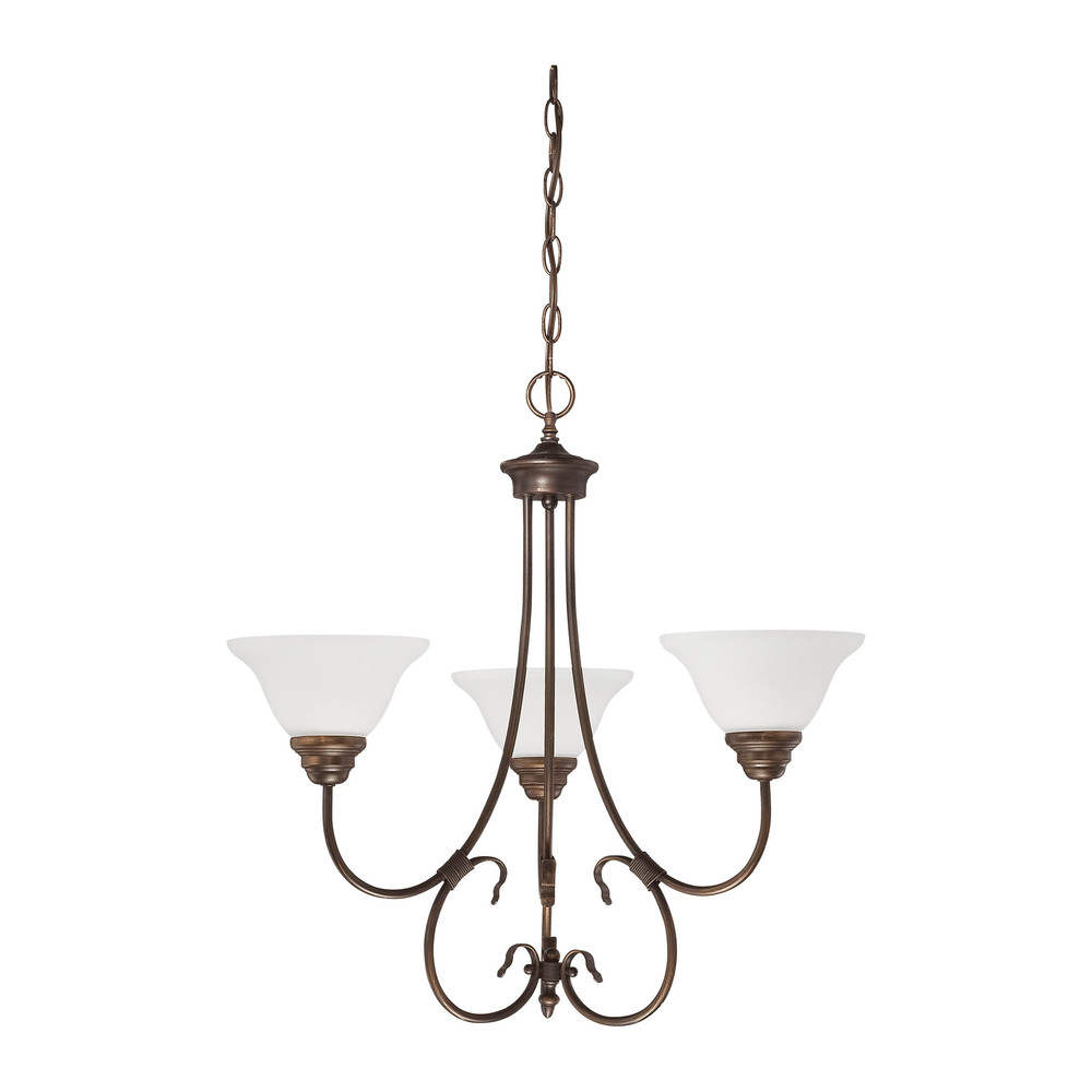 Fulton 3-Light Chandelier Ceiling Light Rubbed Bronze