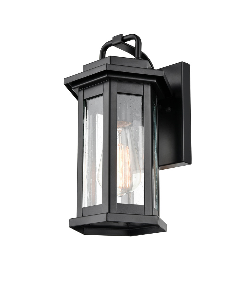 Ellis 1-Light Outdoor Wall Sconce Powder Coated Black