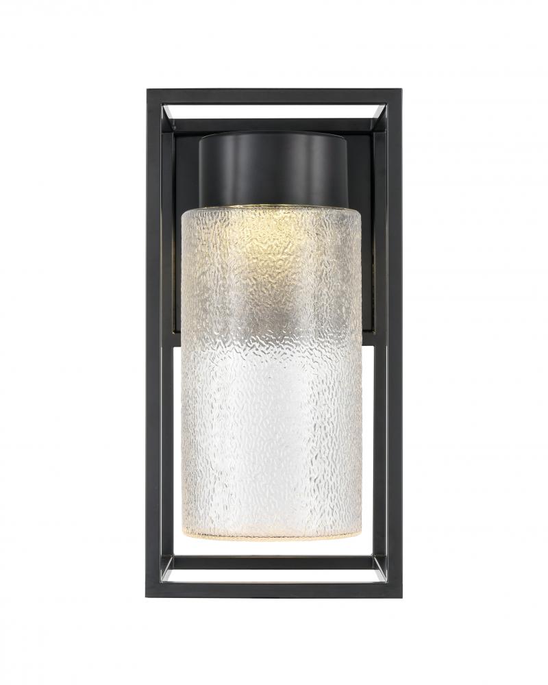 Outdoor Wall Sconce LED Powder Coated Black