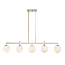 Millennium 215105-MG - Coretta 48" Wide 5-Light Island - Modern Gold