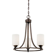 Millennium 7253-RBZ - Bristo 3-Light Chandelier Ceiling Light Rubbed Bronze