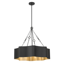 Millennium 210205-MB/VB - Ottavio  28" Wide 5-Light Pendant
