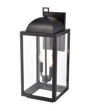 Millennium 194002-PBK - Beaufort 22.25" High 2-Light Outdoor Wall Sconce - Powder Coated Black