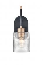 Millennium 9411-MB/MG - Renitta 1-Light Wall Sconce Matte Black Modern Gold