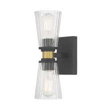 Millennium 9302-MB/VB - Lustria  13.5" High 2-Light Wall Sconce
