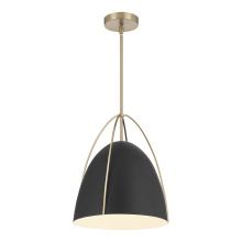 Millennium 69201-MB/MG - Pomelle  13.75" Wide 1-Light Pendant