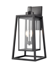 Millennium 198502-PBK - Denzell 21.25" High 2-Light Outdoor Wall Sconce - Powder Coated Black