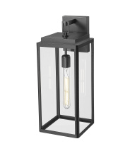 Millennium 902201-PBK - Alpharetta 19.75" High 1-Light Outdoor Wall Lantern - Powder Coated Black
