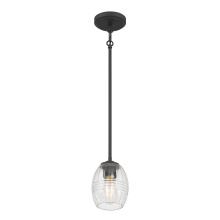 Millennium 9981-MB - Miravelle 5.25" Wide 1-Light Mini Pendant