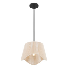 Millennium 9001-MB - Tulara  13" Wide 1-Light Pendant