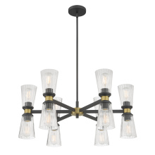 Millennium 9312-MB/VB - Lustria  29.5" Wide 12-Light Chandelier