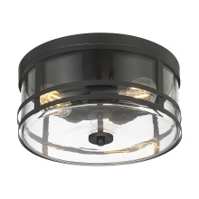 Millennium 91013-MB - Lunden  13" Wide 3-Light Flush Mount