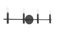 Millennium 25604-MB - Skyva 6" High 4-Light Wall Sconce - Matte Black