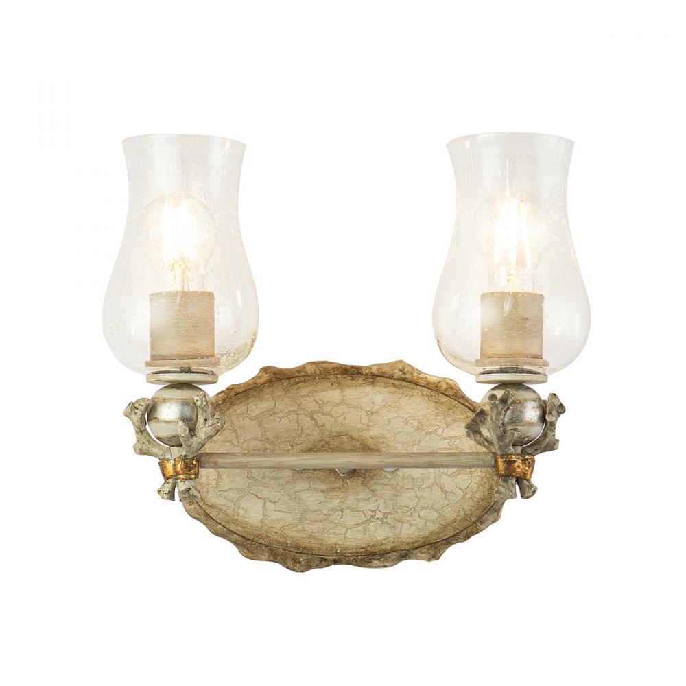 Trellis 2-Light Vanity In Bone