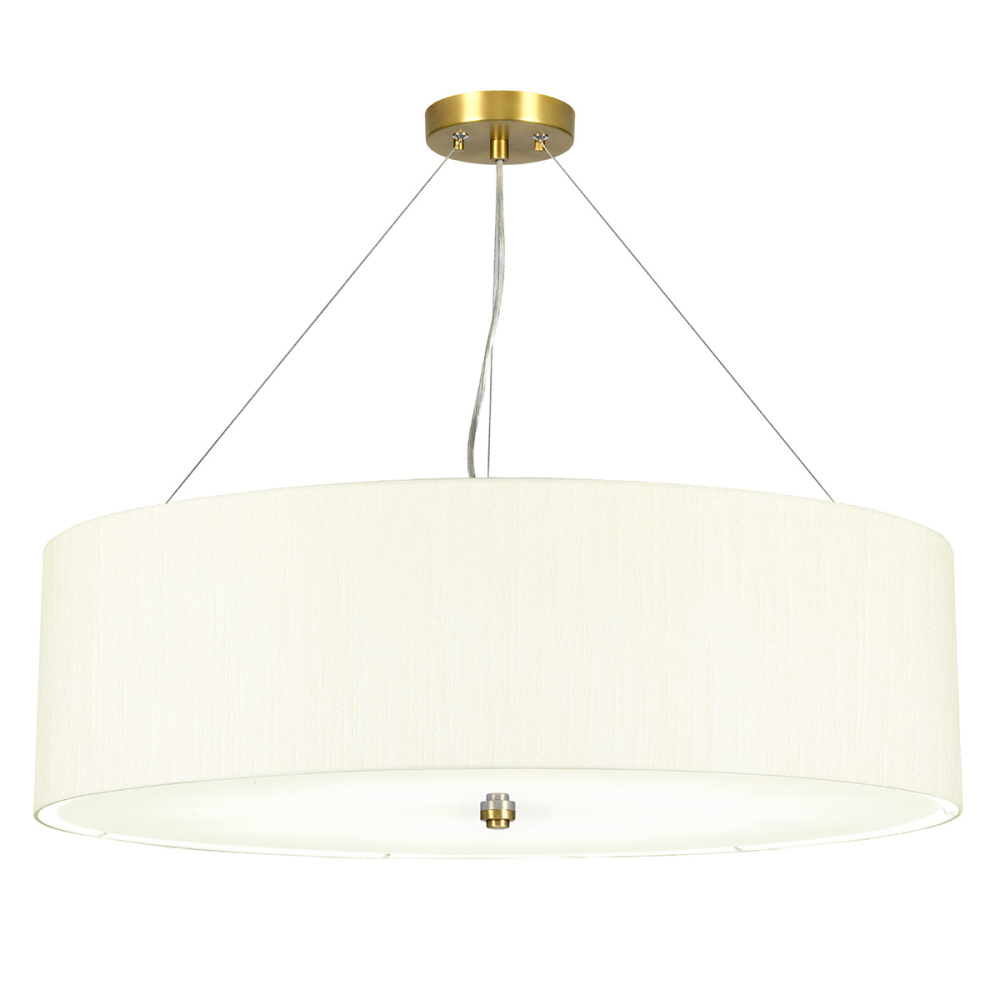 Pearce 7 Light  30" Pendant - Aged Brass